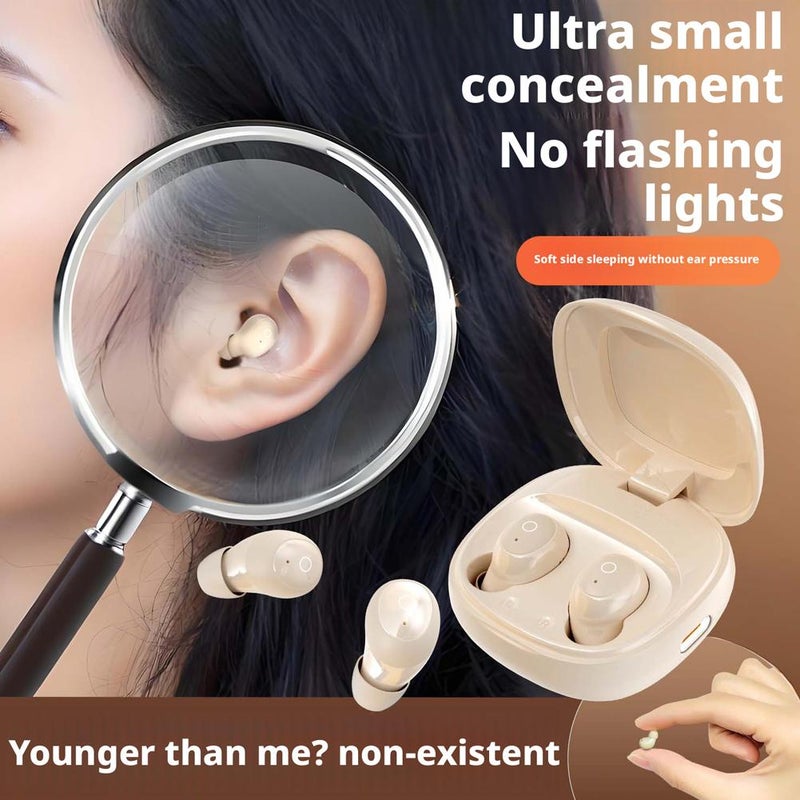 For T20 Invisible Mini Invisible Wireless Bluetooth In Ear Earbuds for Small Ears Canals Women Sleep Earbuds, 5.4 Bluetooth - Image 3
